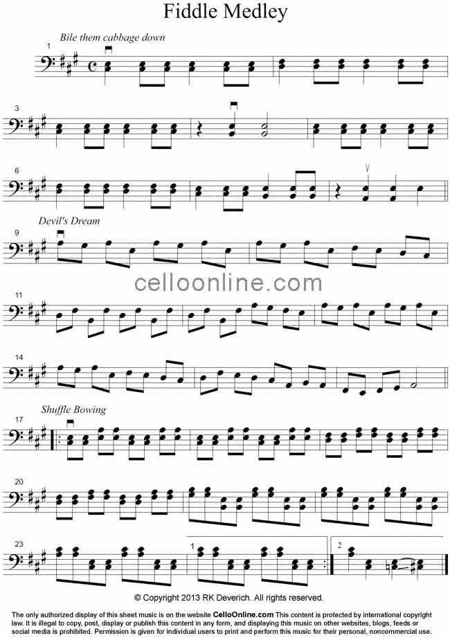 american fiddle medley